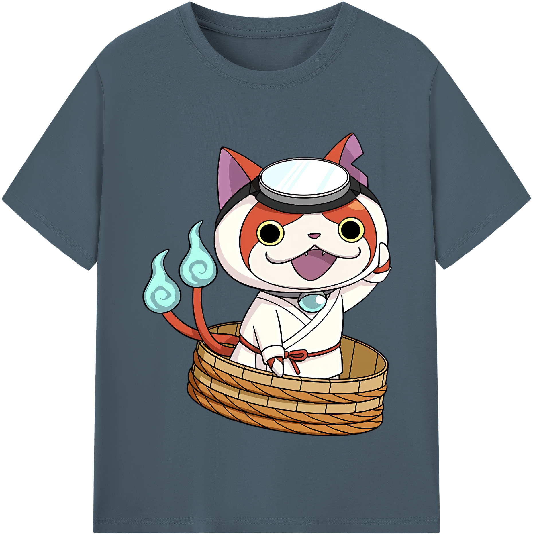 （画像用） 妖怪ウォッチ Yo-kai Watch 綿100％半袖Tシャツ（フロントプリント）